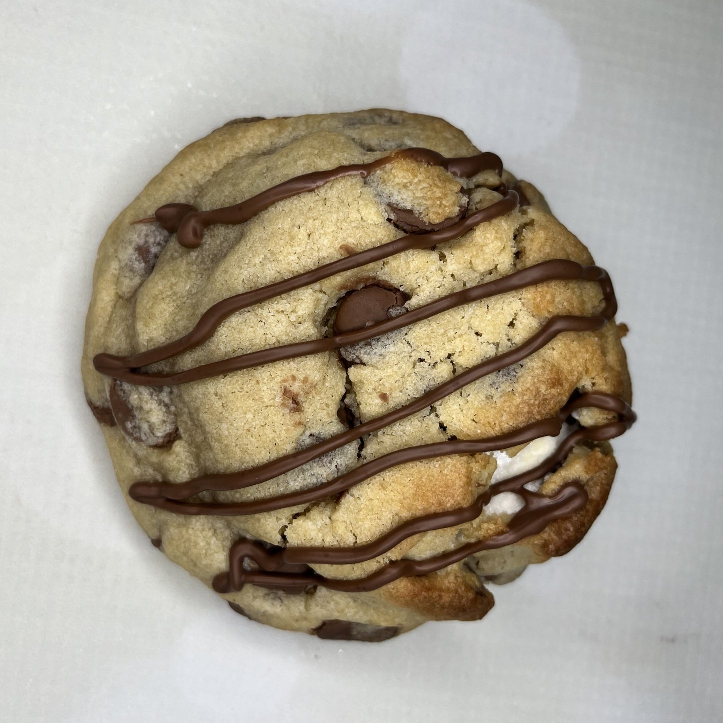 Giant Marshmallow filled cookie